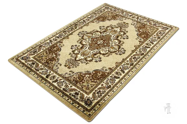 Kusový koberec Medailon 6985A Beige 40x60 cm