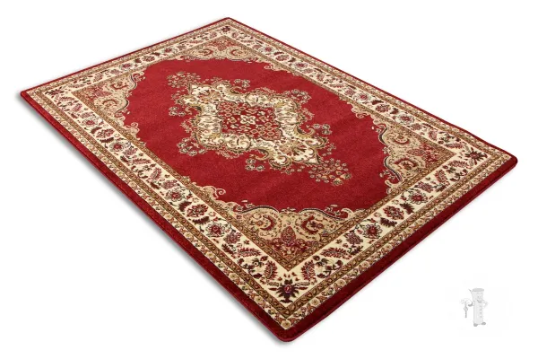 Kusový koberec Medailon 6985A Red Ø 190 cm