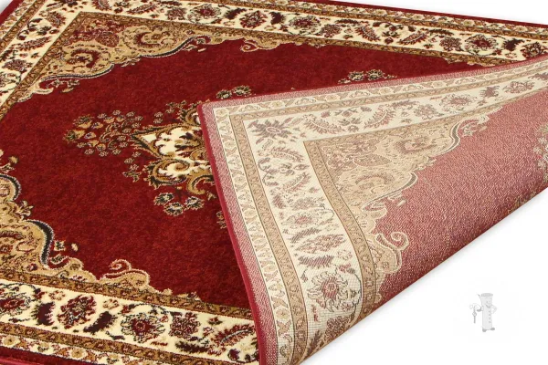 Kusový koberec Medailon 6985A Red Ø 190 cm