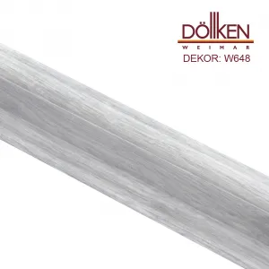 Podlahová lišta Döllken W648 - Dub Biely - dĺžka 250 cm Lišta