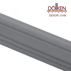 Podlahová lišta Döllken W146 - Tmavosivá - dĺžka 250 cm Lišta