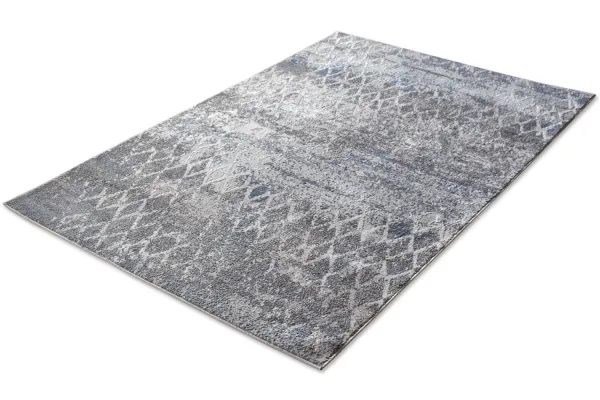 Kusový koberec Modena 3985 Light grey/Light blue 80x150 cm