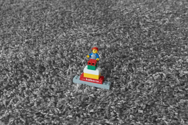 Kusový koberec LIFE SHAGGY 1500 grey 120x170 cm