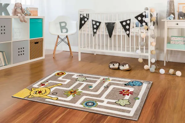 Detský kusový koberec Smart Kids 22303 beige 120x180 cm
