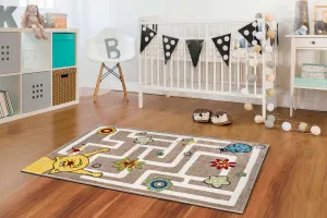 Detský kusový koberec Smart Kids 22303 beige 120x180 cm