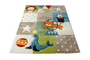 Detský kusový koberec DIAMOND Kids 24214/760 Beige 120x170 cm