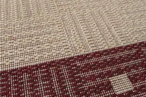 Kusový koberec Sisalo 879/J84 red (879/O44P) 40x60 cm