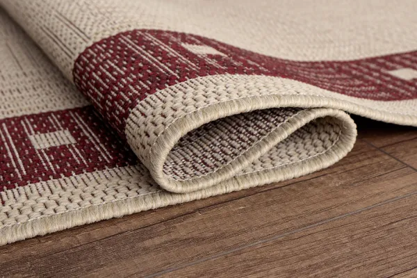 Kusový koberec Sisalo 879/J84 red (879/O44P) 40x60 cm