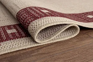 Kusový koberec Sisalo 879/J84 red (879/O44P) 40x60 cm