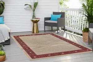 Kusový koberec Sisalo 879/J84 red (879/O44P) 40x60 cm