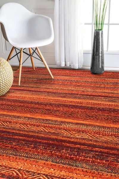 Kusový koberec OMEGA Baku Red 66x100 cm