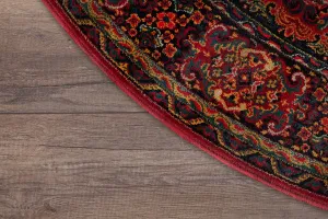 Kusový koberec POLONIA  Baron Burgund 2 - Ovál 200x300 ovál cm