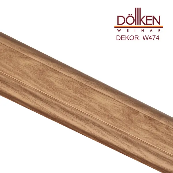 Podlahová lišta Döllken W474 - Dub Antik - dĺžka 250 cm Lišta