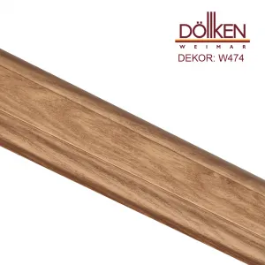 Podlahová lišta Döllken W474 - Dub Antik - dĺžka 250 cm Lišta