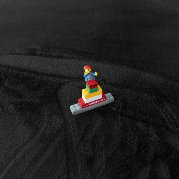 Kusový koberec COLOR UNI - Black 200x290 cm