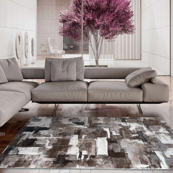 Kusový koberec ARTE 16436 H10 - Brown 80x150 cm