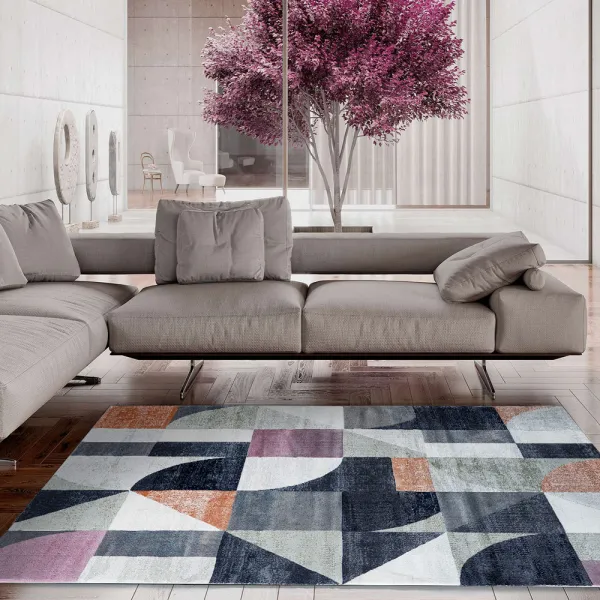 Kusový koberec ARTE 11026 M11 - Purple 80x150 cm