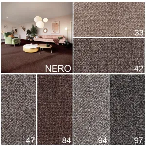 Metrážny koberec NERO 84 400 cm