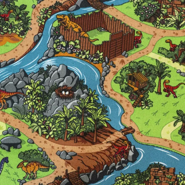 Detský metrážny koberec DINO 29 400 cm