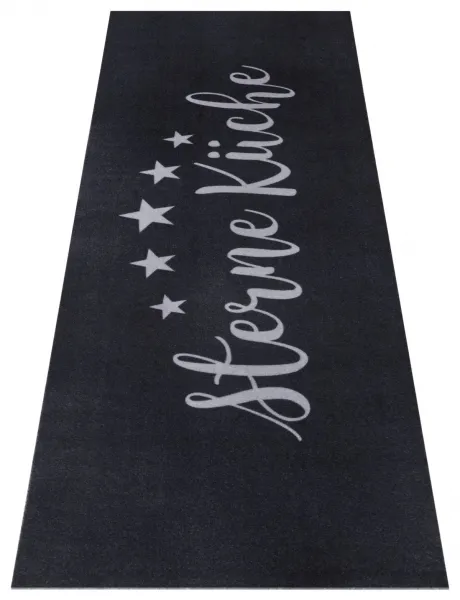 Kuchynská predložka Hanse Home Cook&Clean 105734 Black Grey 50x150 cm