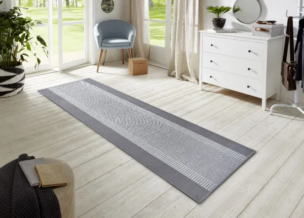 Kusový behúň Hanse Home Basic 105488 Light grey 80x250 cm