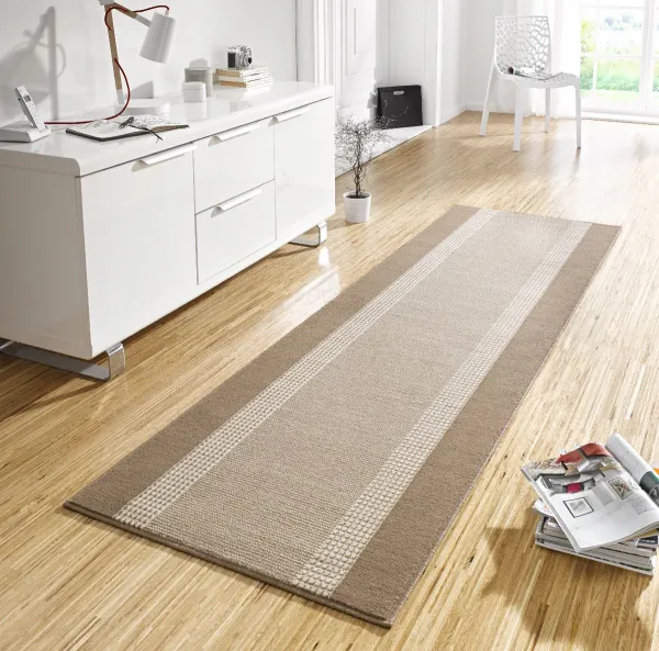 Kusový behúň Hanse Home Basic 102498 Beige Cream 80x450 cm