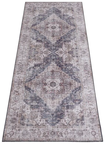 Kusový behúň Nouristan Asmar 104016 Putty grey 80x200 cm
