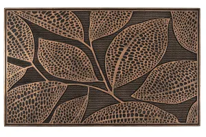 Gumová rohož - listy 45x75 cm