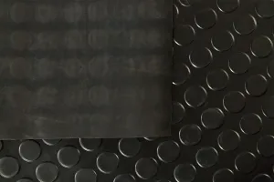 Gumová rohož Round-Button 100 cm