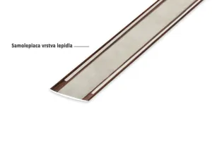 Prechodová lišta STANDARD 38 - Mahagón Sapeli 270 cm