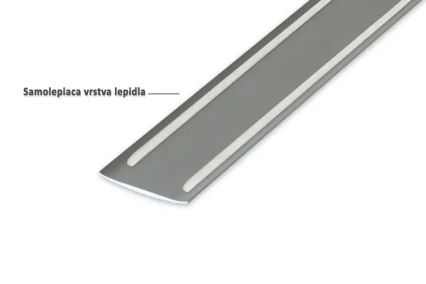 Prechodová lišta STANDARD 38 - Strieborná 270 cm