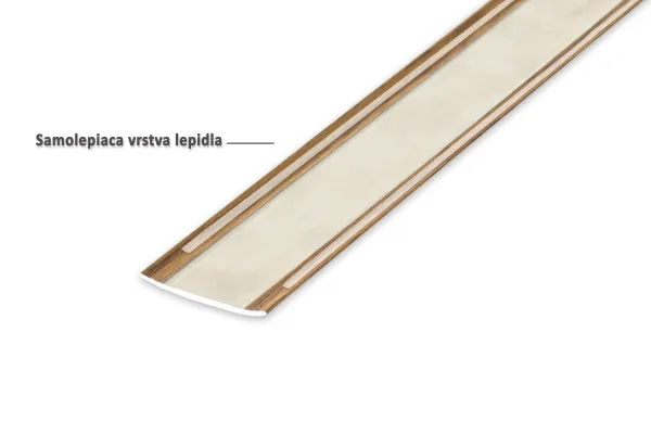 Prechodová lišta STANDARD 38 - Dub Robur 270 cm