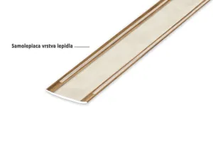 Prechodová lišta STANDARD 38 - Dub Robur 270 cm