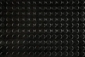 Gumová rohož Round-Button 100 cm