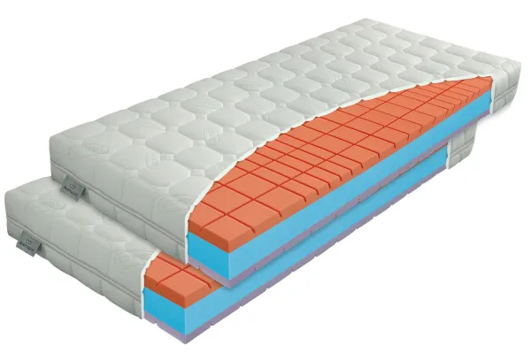 Penový matrac LAVENDER Swiss Spinal T4 1+1 200x80 cm