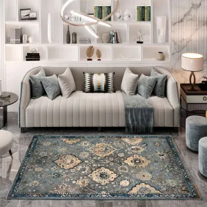 Kusový koberec POLONIA Abrash Light Blue 170x235 cm