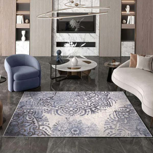 Kusový koberec MOON Boho Silver 1230 240x340 cm