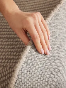 Kruhový kusový koberec Hanse Home Calmio 106221 Light Beige Ø 200 cm