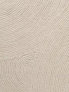 Kruhový kusový koberec Hanse Home Calmio 106220 Natural White Ø 200 cm