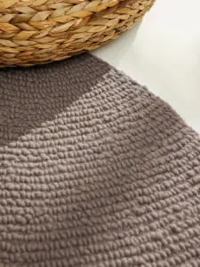Kruhový kusový koberec Hanse Home Calmio 106219 Taupe Ø 200 cm