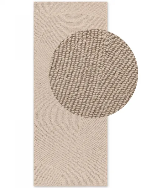 Kusový behúň Hanse Home Calmio 106221 Light Beige 80x200 cm