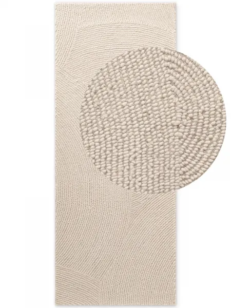 Kusový behúň Hanse Home Calmio 106220 Natural White 80x200 cm