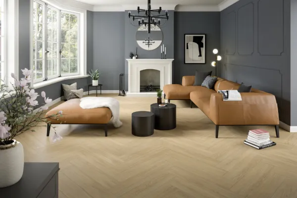 Laminátová podlaha Egger Herringbone 8/32 4V EL2152 Dub Casella prírodný 1,97 m2