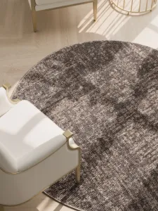 Kruhový kusový koberec Elle Decoration Brilliance 106312 Beige Ø 200 cm