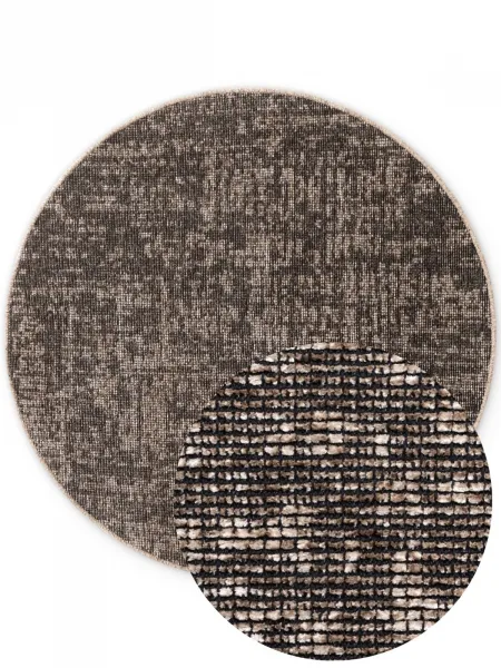 Kruhový kusový koberec Elle Decoration Brilliance 106312 Beige Ø 200 cm