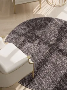 Kruhový kusový koberec Elle Decoration Brilliance 106311 Brown Ø 200 cm