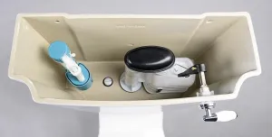 AQUALINE - ANTIK WC retro kombi zadný odpad + sedadlo, biela AK107-01