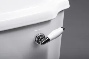 AQUALINE - ANTIK WC retro kombi zadný odpad + sedadlo, biela AK107-01