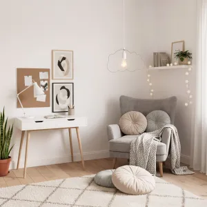 Stropné svietidlo TooLight Cloudie sivé