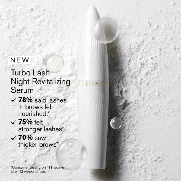 Estée Lauder Turbo Lash Night Revitalizing Serum nočné sérum na mihalnice a obočie 6 ml